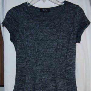 BCX Jersey Knit Peplum Top